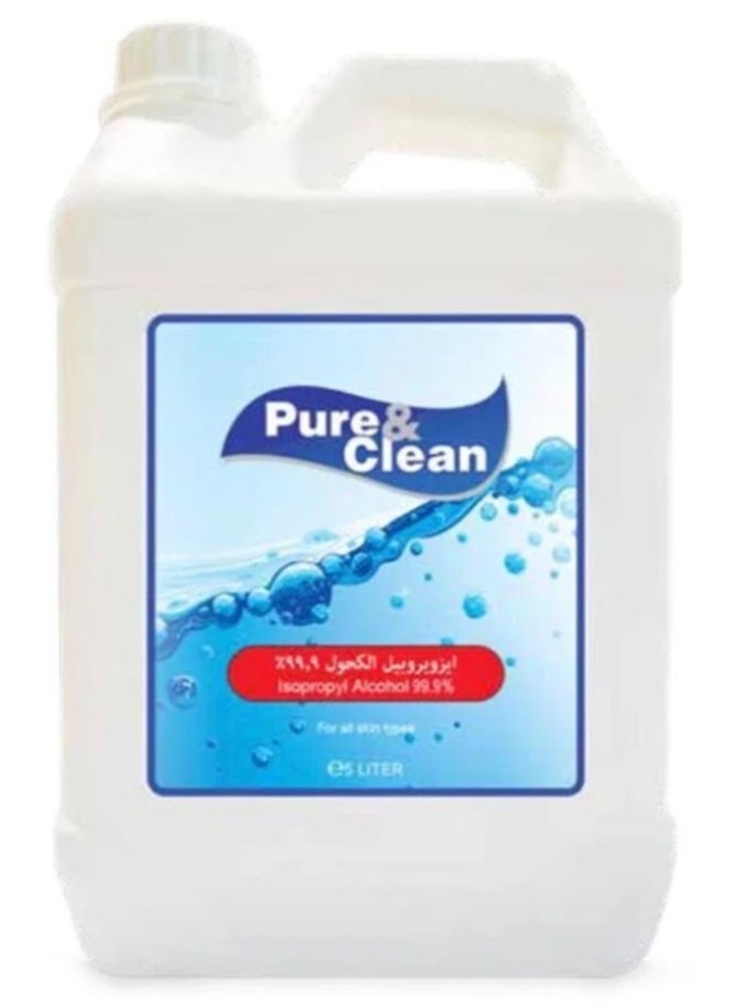 Pure & Clean - Original Medical Isopropyl Alcohol 99.9% (ISO) Pure & Clean 5L - Image 1
