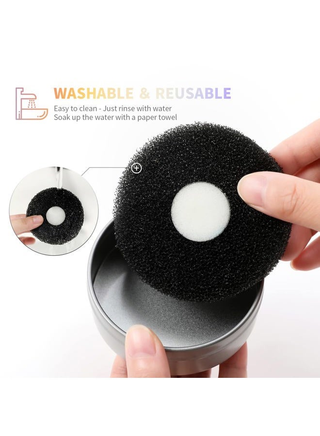 Docolor Makeup Brush Cleaner Sponge, Color Removal Sponge Dry Makeup Brush Quick Cleaner Sponge - Removes Shadow Color from Your Brush without Water or Chemical Solutions - Compact Size for Travel - Image 5