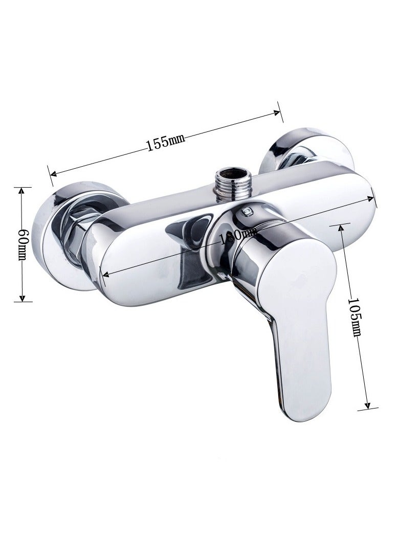 EBMINI Bathroom Wall Mounted Water Outlet Mixing Valve 