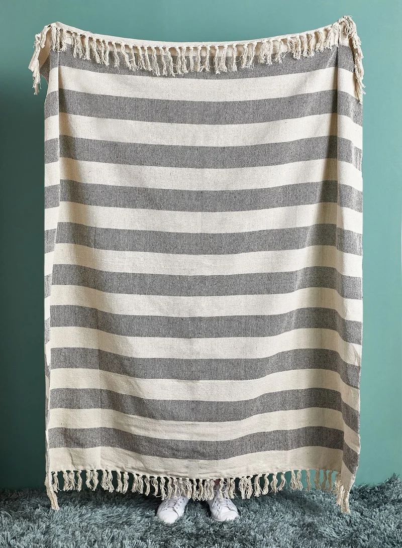 Sass & Belle Arizona Stripe Blanket Throw