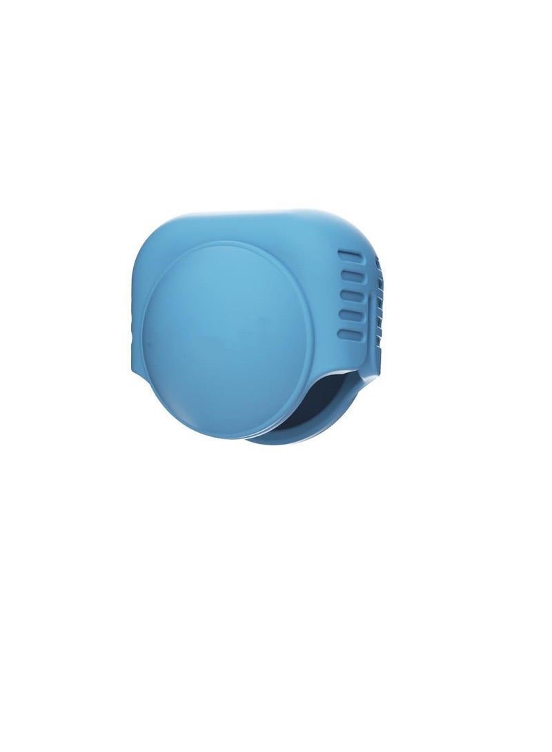 Silicone Case Lens Cap Lens Guard Protective Cover and Housing Skin Sleeves Protector Case Cover for Insta360 X5/X4 Camera (Blue) - Image 1