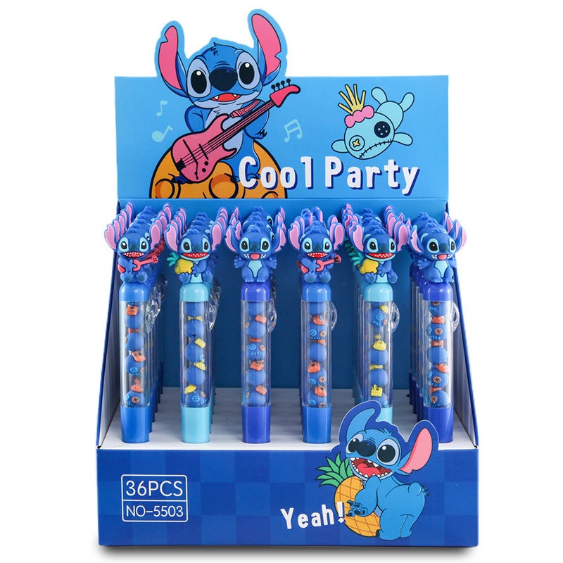 Stitch co-branded gel pens, 6 pens per pack - Image 1