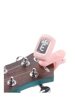 Generic Clip-On Tuner for Guitar Ukulele Violin Bass u0026 Chromatic Tuning Modes (Multi-Key Modes), LCD Display, 360 Degree Rotating, Fast u0026 Accurate (pink)  - Image 1