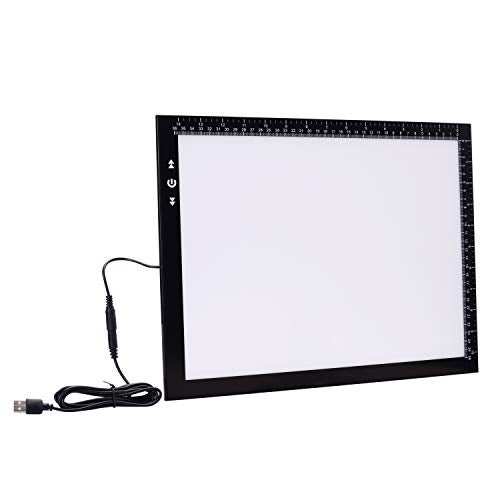 HSK B4/A3s LED Artist tracing Light Box Copy Table, Adjustable High Brightness Light Pad for Tatto Drawing, Sketching, Animation,Diamond Painting Accessories - Image 3