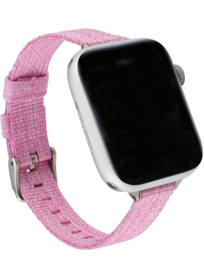 NIBEMINENT Watchband For Apple Watch Series 7 6 & SE 5 4 3 2 1 Pink - Image 2