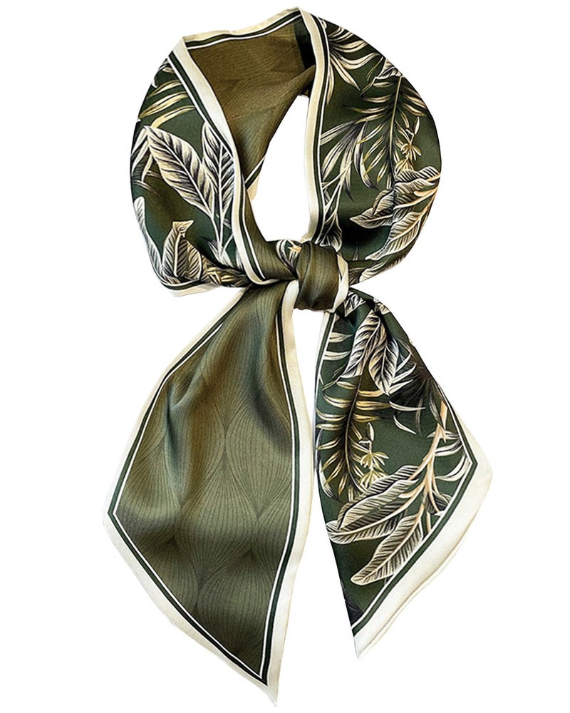 Saiusloa Purse Scarf For Handbags Head Scarves For Women's Hair Bags Scarfs Long Skinny Scarves Fashion Silky For Headbands-A10 - Image 1