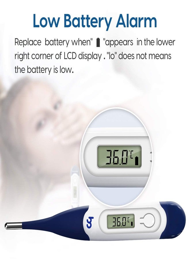 Femometer Thermometer for Adults Digital Thermometers with Flexible Tip, Fast Accurate Oral Body Thermometer for Adults Kids and Babies - Image 5