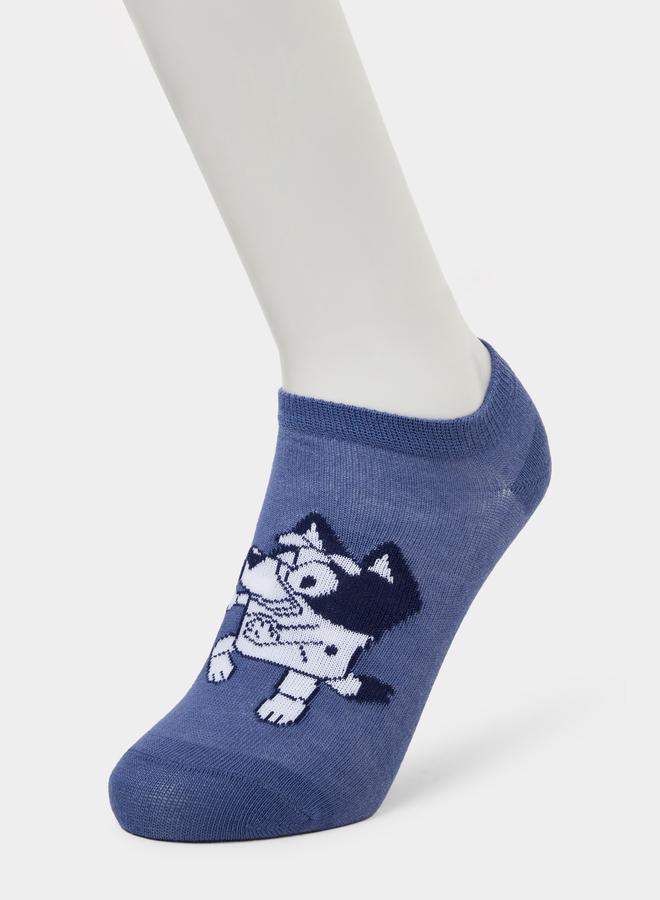 Styli Boys Set of 3 - Bluey Ankle Socks - Image 2