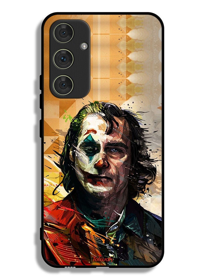 Tolwak Samsung Galaxy A54 5G Protective Case Cover Joker Paint Art - Image 1
