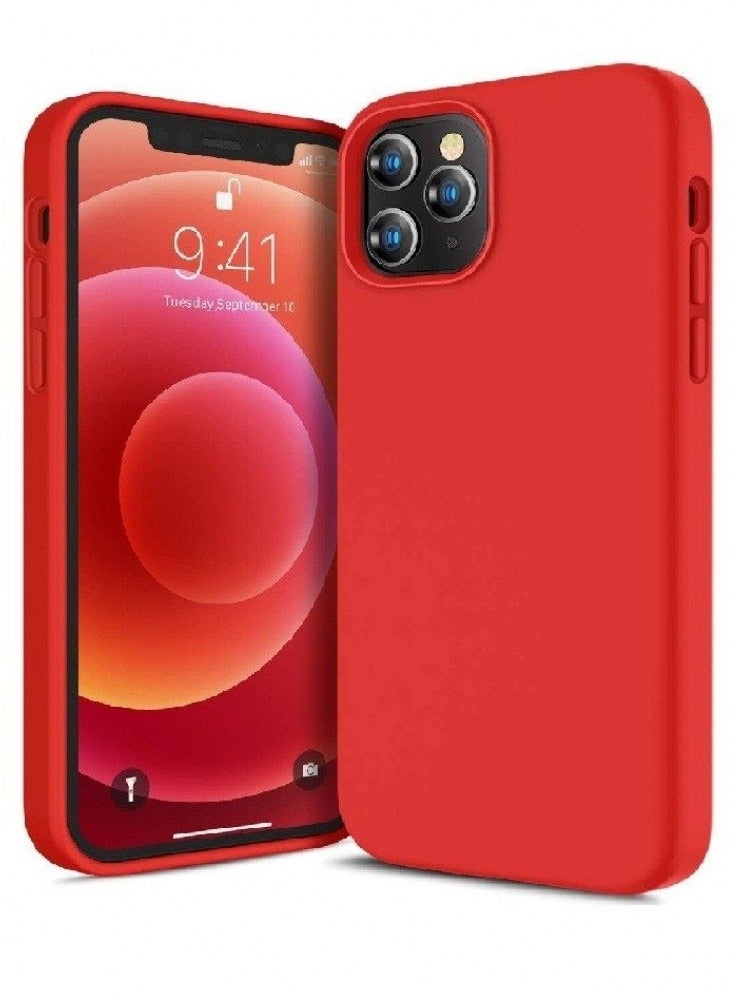 Devia Nature Series Silicone Back Cover For Apple iPhone 12 Pro Max Red - Image 2