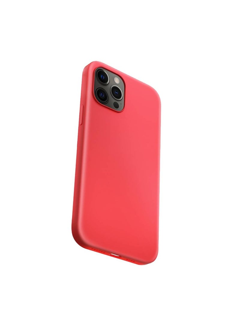 Devia Nature Series Silicone Back Cover For Apple iPhone 12 Pro Max Red - Image 3