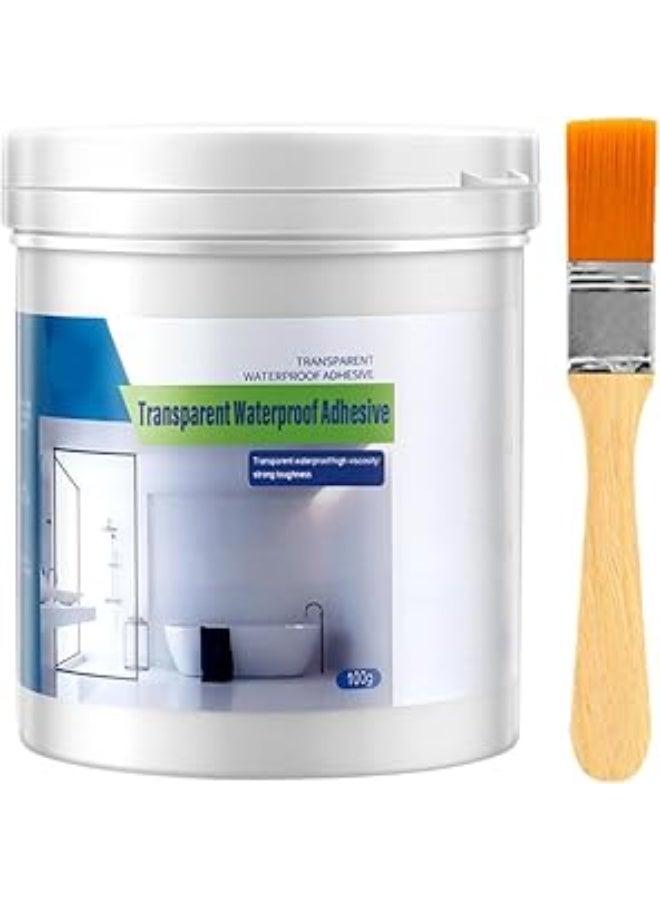 Transparent Waterproof Sealant – Invisible Leak-Proof Adhesive for Bathroom, Toilet, and Tiles (100g) - Image 1