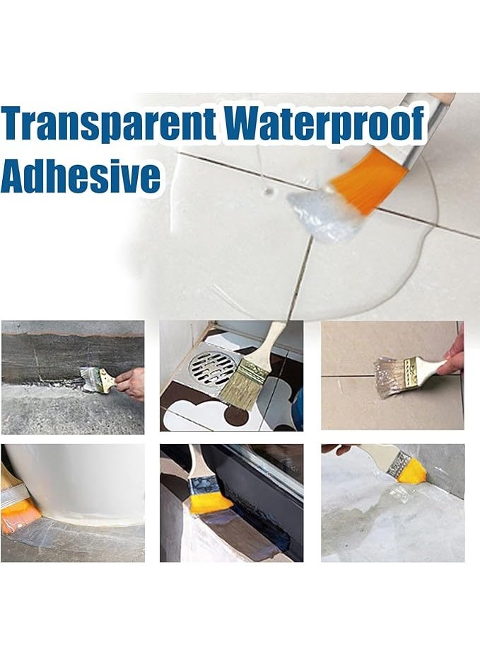 Transparent Waterproof Sealant – Invisible Leak-Proof Adhesive for Bathroom, Toilet, and Tiles (100g) - Image 3