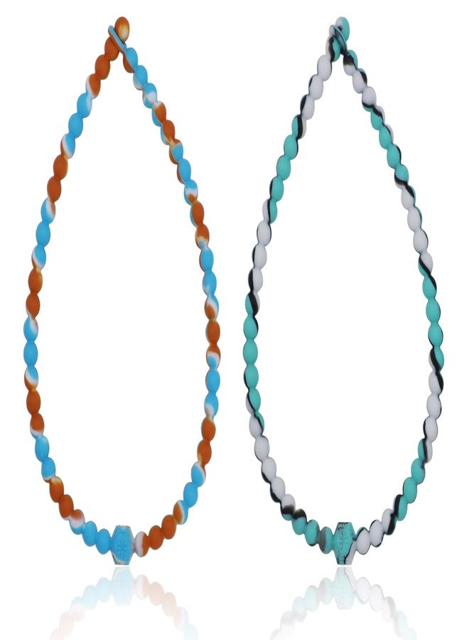 V-TOP Chew Necklaces for Sensory Kids, 2 Pack Chewy Necklace Sensory Toys Reduces Stress and Anxiety, Sensory Chew Toys for Kids with ADHD, Autism, SPD - Image 1