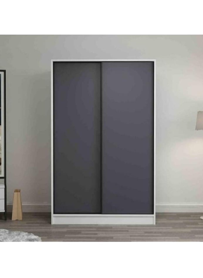 ماركة غير محددة دولاب, ابيض*رمادي - 120cm  - Image 1