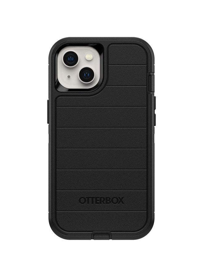 أوتربوكس جراب OtterBox Defender Series Screenless Edition لهاتف iPhone 13 (فقط) - مشبك جراب متضمن - حماية من الميكروبات - عبوة للبيع بالتجزئة - أسود - Image 2