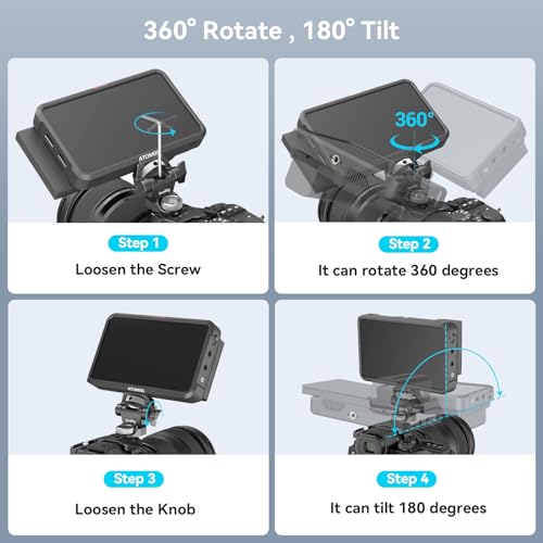 SmallRig Swivel and Tilt Adjustable Monitor Mount with Locating Mount for ARRI - 2903 - Image 2