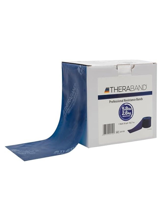 TheraBand Resistance Band (50-Yard Bulk Roll) – Professional Latex Elastic Band for Physical Therapy, Core Strength, & Athletic Training – Continuous Exercise Band Dispenser Box - Image 1
