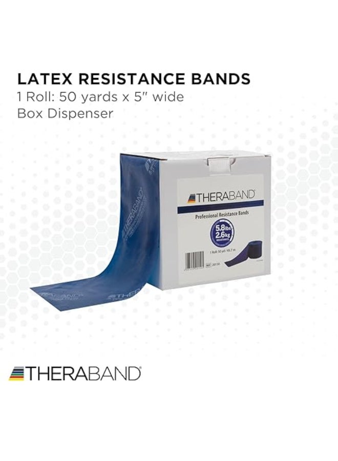 TheraBand Resistance Band (50-Yard Bulk Roll) – Professional Latex Elastic Band for Physical Therapy, Core Strength, & Athletic Training – Continuous Exercise Band Dispenser Box - Image 2