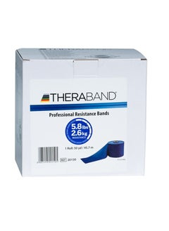 TheraBand Theraband Exercise Bands, 45.5M/50-Yard Dispensery Box, Blue/Extra Heavy  - Image 3