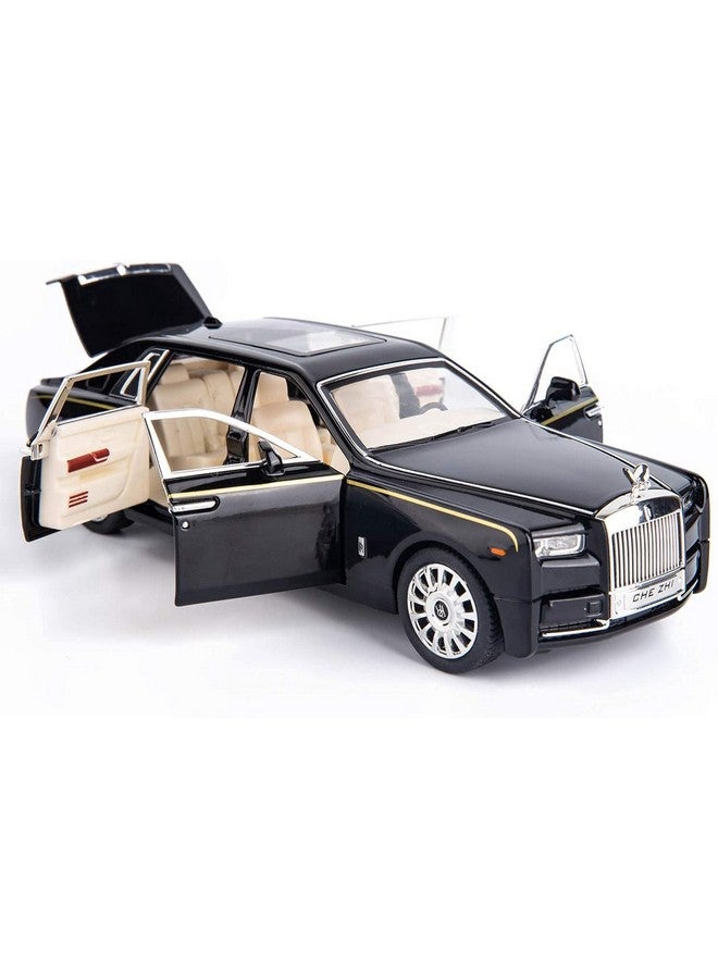 LONGMIRE Metal Pull Back Diecast Car Pull Back Car Model with Sound Light Boys Gifts Toys for Kids Pack of 1, Multicolor (1:32 Rolls Royce Phantom) - Image 1