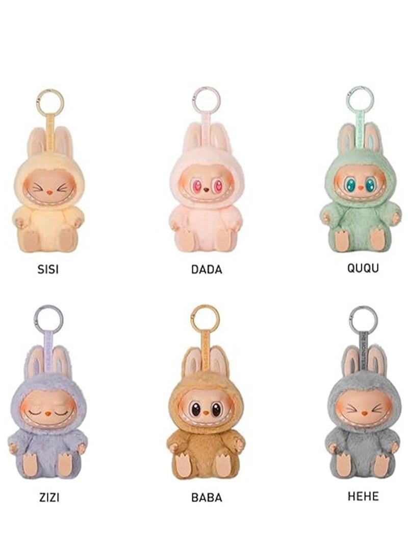 LABUBU - POP MART The Monsters Labubu "Have a Seat" Vinyl Plush Blind Box – Cute Collectible Random Figure, Soft Poseable Plush Toy with Keychain, 6 Unique Designs + Secret Edition, 17cm PVC/Polyester – Gift for Collectors & Kids (Single) - Image 1