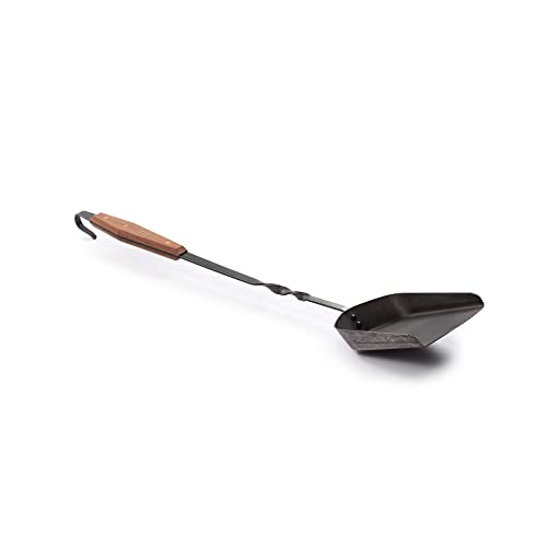 Barebones Cowboy Grill Coal Shovel - Durable Stainless Steel Ash Shovel with Walnut Handle for Fire Pit - Image 1