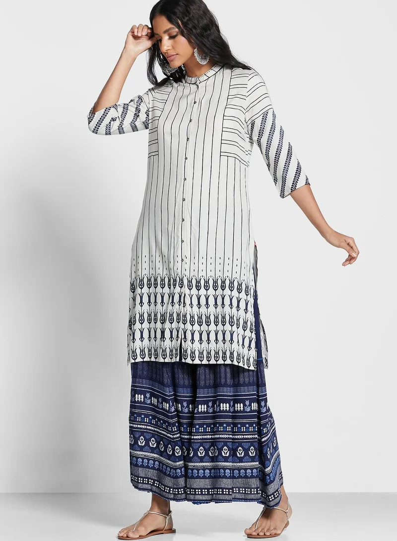 W Printed Kurti