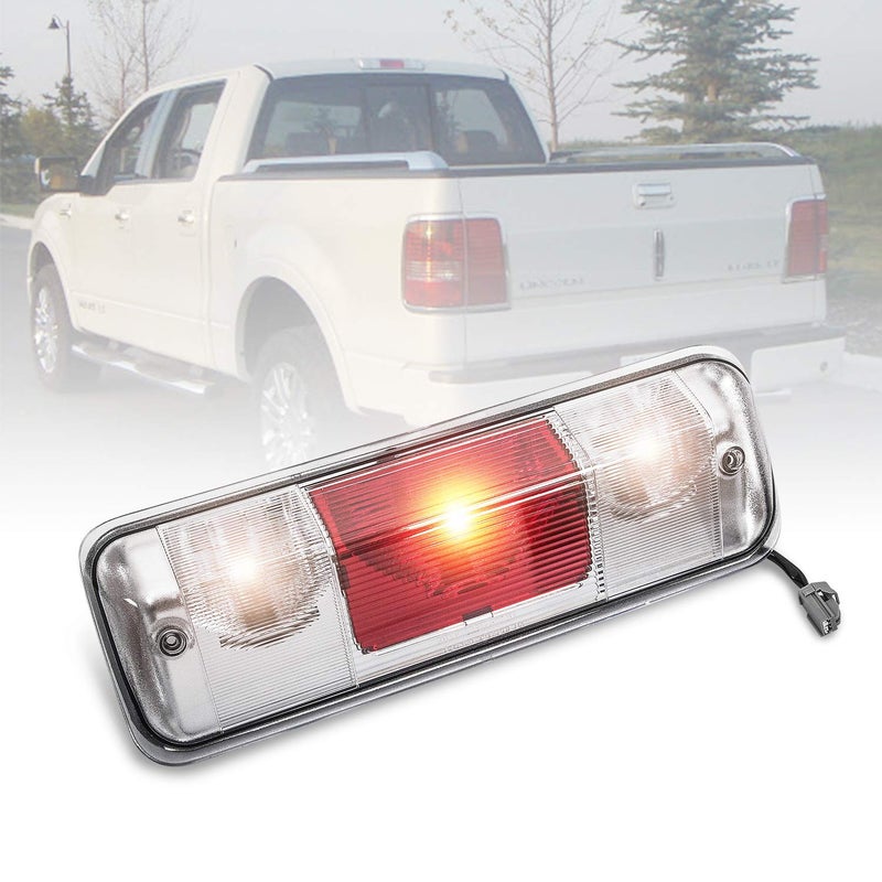 RANSOTO 923-237 F150 Tail Light Center High Mount Stop, Third Truck Brake Cargo Rear Light Compatible with 2004-2008 Ford F-150, 2007-2010 Explorer Sport Trac, 2006-2008 Lincoln Mark LT