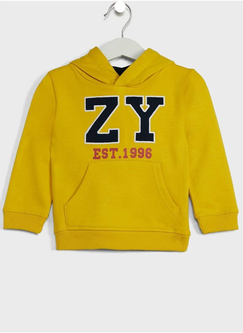 Zippy Infant Logo Hoodie