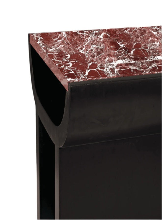 Layers Luna Marble & MDF Side Table – Customizable, 50×50×51 cm (Pre-Order) - Image 5
