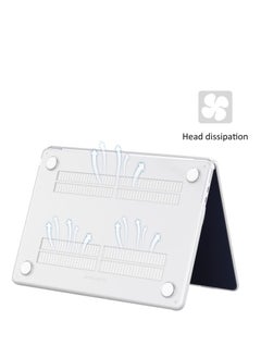 Generic Hard Case Compatible with MacBook Air 13.6 inch 2025 M4 Chip A3240/2024 M3 Chip A3113/2022 M2 Chip A2681, Frosted Clear  - Image 5