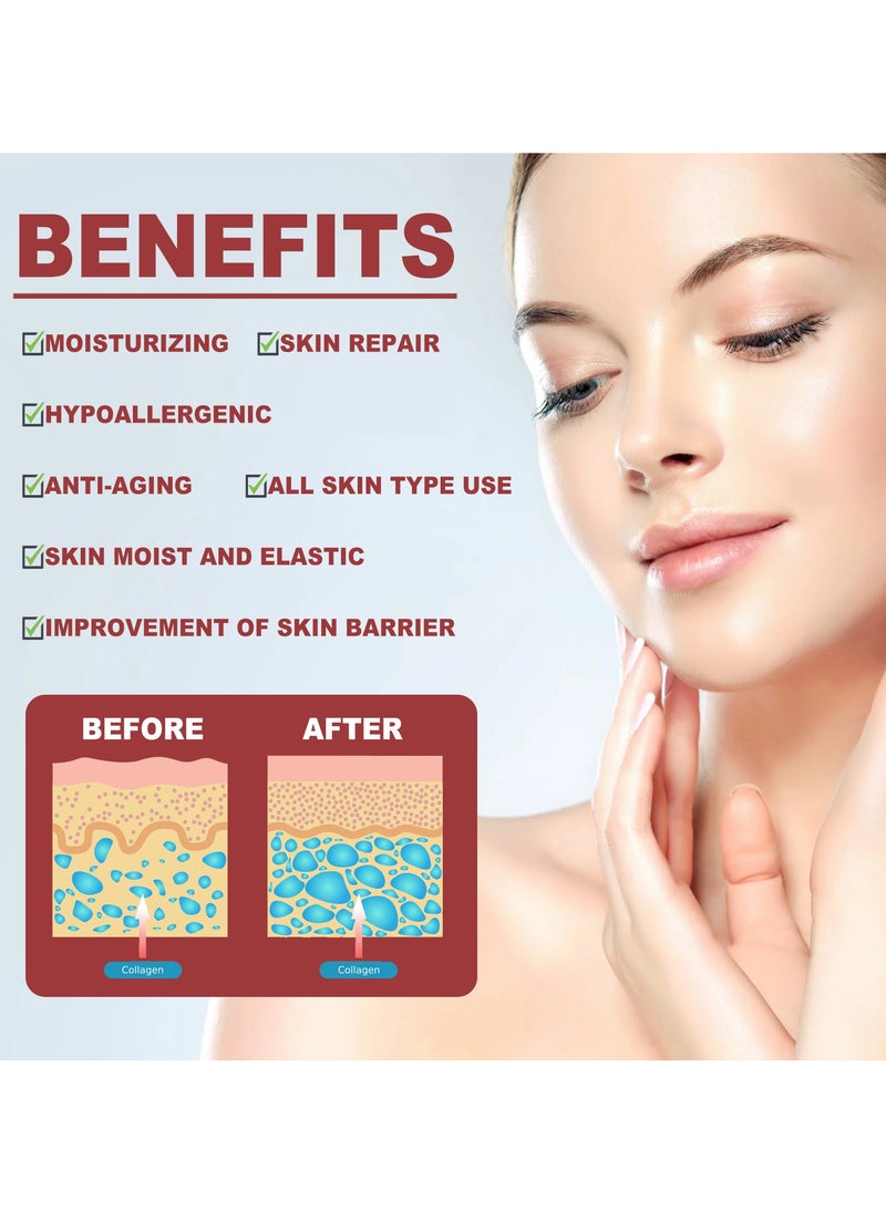 OUHOE - OUHOE Collagen Mask Hydrating & Firming Anti-Wrinkle & Anti-Aging Wrinkle & Fine Lines Mask - Image 1