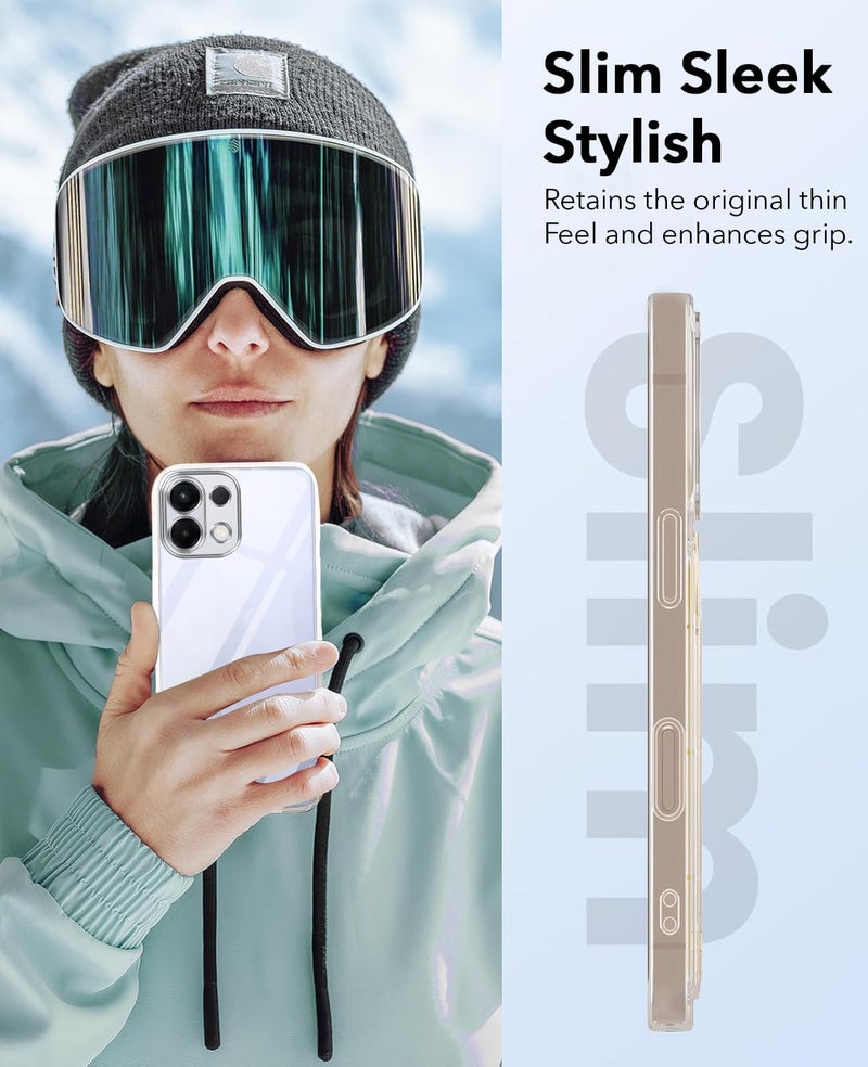 Jkobi Lifetime Anti-Yellow Clear Back Cover Case for Oppo K13 (Sleek Hard Crystal | Shockproof and Camera Protection) - Image 3