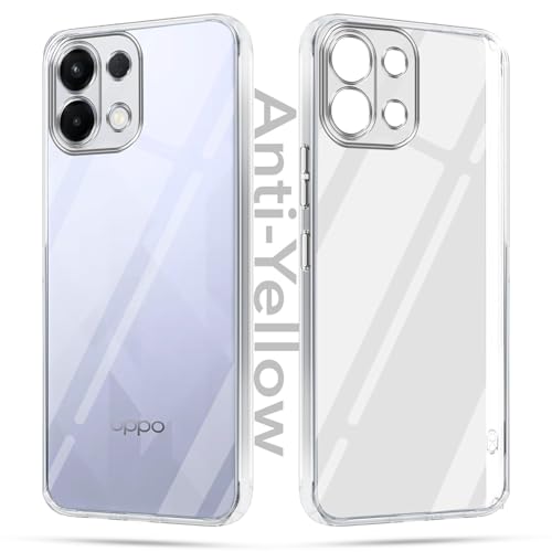 Jkobi Lifetime Anti-Yellow Clear Back Cover Case for Oppo K13 (Sleek Hard Crystal | Shockproof and Camera Protection) - Image 1