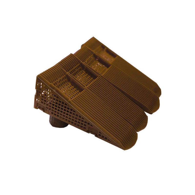 Downspout Gutter Guard - Eliminates Downspout Pipe Clogs from Leaves and Debris - 4-Pack (Brown)