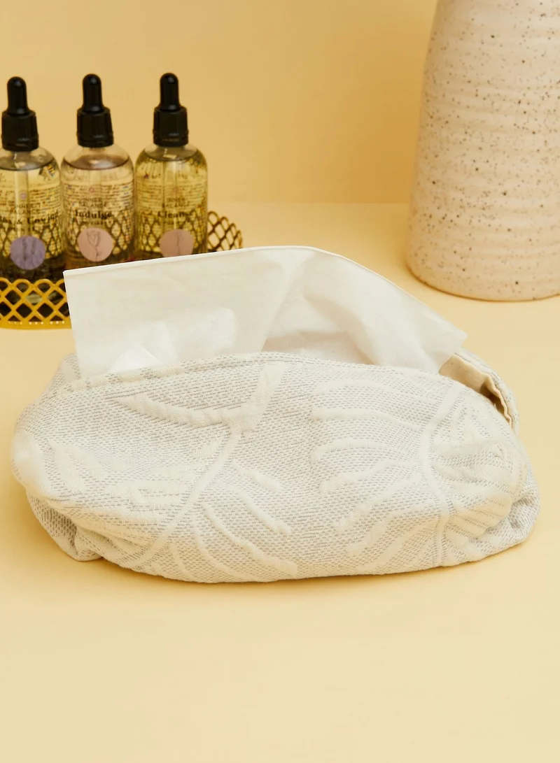 AURORA White Natural Tissue Box