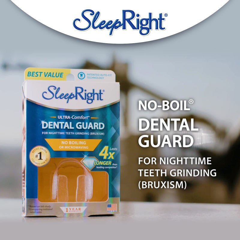 SleepRight SleepRight Ultra-Comfort Dental Guard Mouth Guard to Prevent Teeth Grinding - No Boil - Extra Strong - Image 2