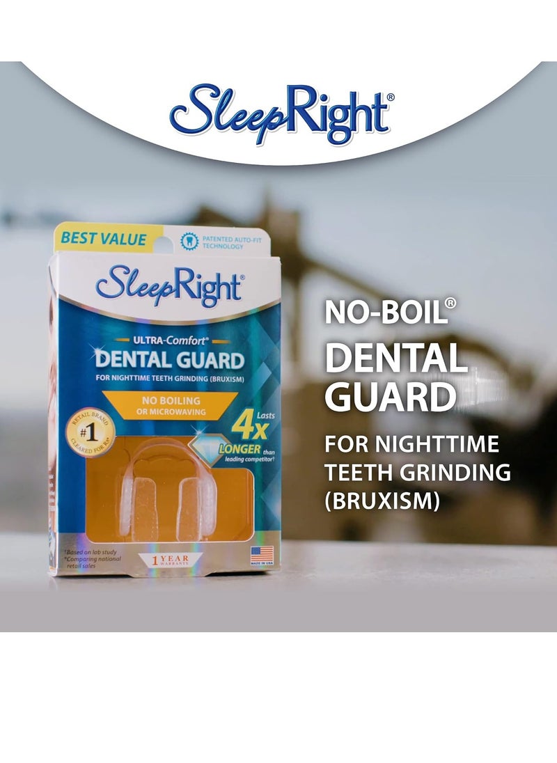 SleepRight - SleepRight Ultra-Comfort Dental Guard Mouth Guard to Prevent Teeth Grinding - No Boil - Extra Strong - Image 1