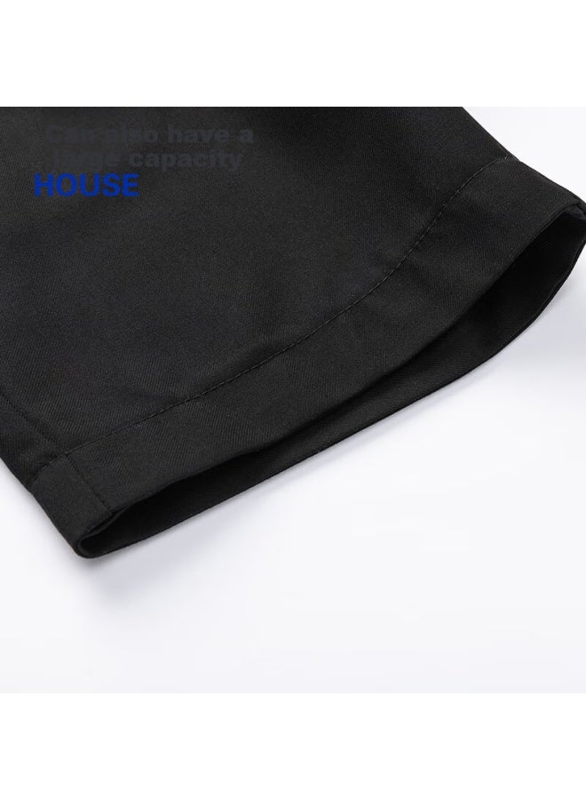 Yinuofang Children's Black Dress Pants And Tie Set, Boys' Dragon Boat Festival Performance Outfit, Straight-leg Trousers For School-age Childre - Image 3