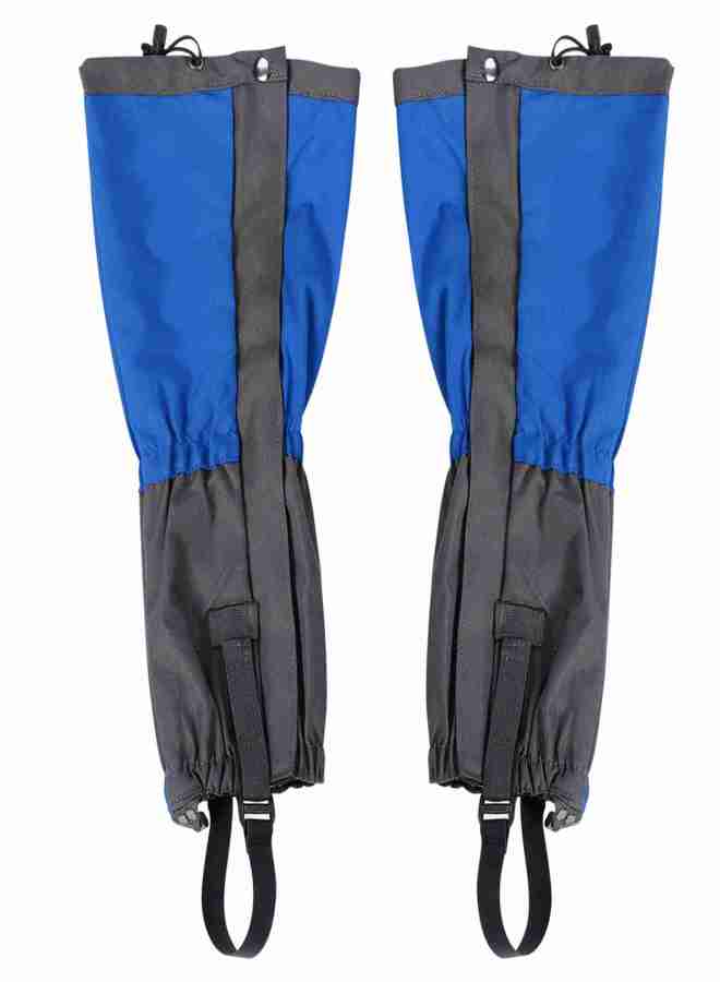 1 Pair Outdoor Waterproof Sports Climbing Hiking Legging Gaiters Shoe Boots Cover Blue - Image 1