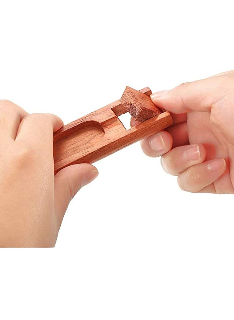 Captaintech Beautiful Handmade Wooden Incense Stick Holder, Premium Incense Holder with Adjustable Angle, Upgraded Insence Holder Wooden, Classic Incense Burner for Incense Cone and Sticks - Image 2