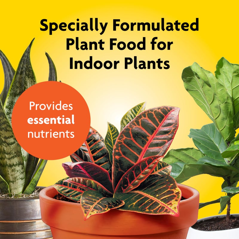Miracle-Gro Indoor Plant Food, Liquid Plant Food for Houseplants, Snake Plants, Peace Lilies, Flowers, Vegetables, Herbs and More, 8 oz., 2-Pack - Image 2