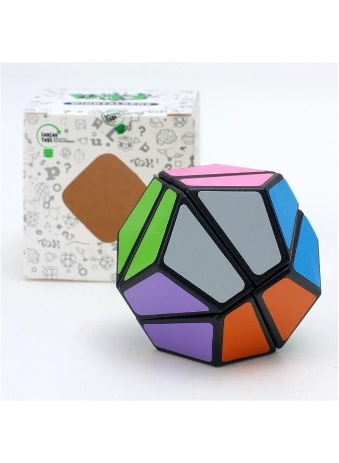 Blue And Series High Difficulty Special-shaped Second-order Five Magic Axis Star Hollow erfly Love Flower Helicopter Clover Puzzle Cube-Color:Blue 233 - Image 3