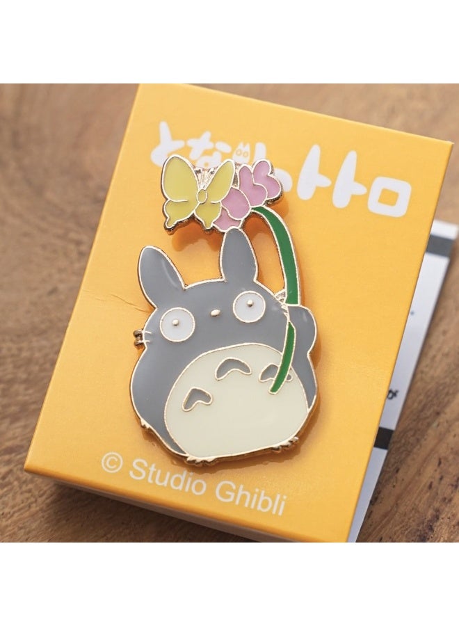 Pins Totoro With Flower - My Neighbor Totoro