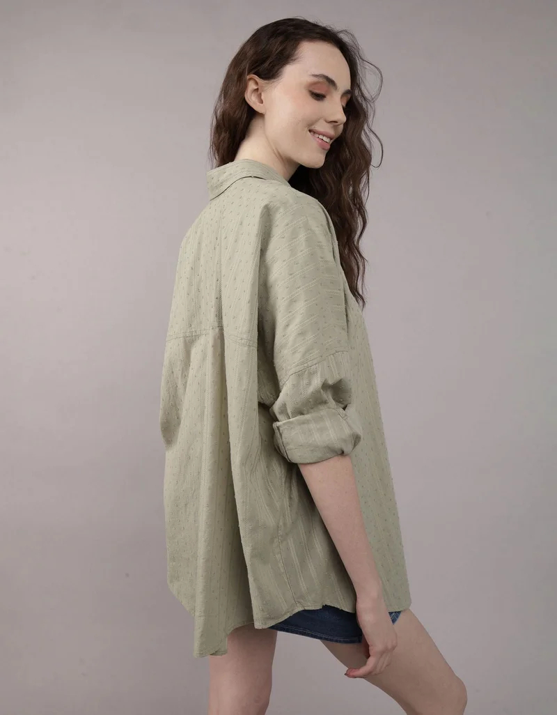 American Eagle AE Go Big Beach Shirt