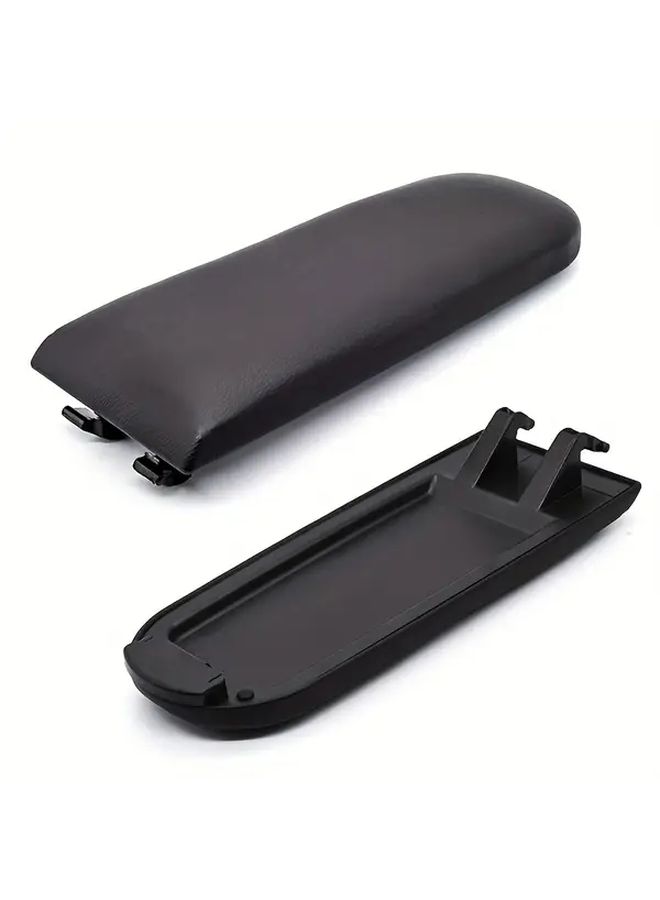 Glossy Black Armrest Lock Cover For VW Golf Passat Jetta Dashboard Protector - Image 1