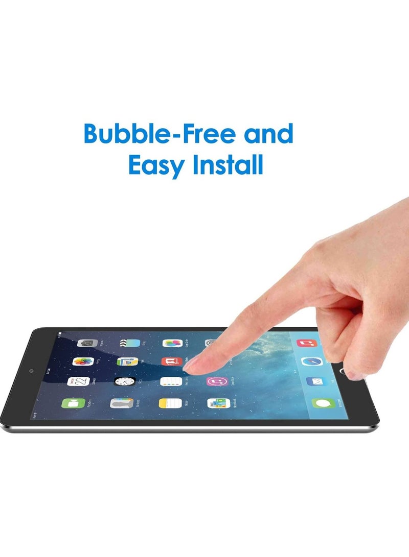 جي تيك واقي شاشة JETech لجهاز iPad (9.7 بوصة ، موديل 2018/2017 ، الجيل السادس / الخامس) ، iPad Air 1 ، iPad Air 2 ، iPad Pro 9.7 بوصة ، فيلم زجاجي مقوى - Image 4