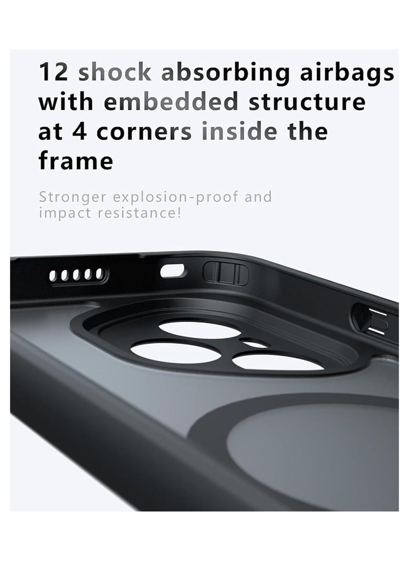 General Magnetic Case Compatible with Honor 400 Pro 5G Case, Selected TPU Material and Airbags in Four Corners Shock and Drop Protection Case with Wireless Charging  - Image 5