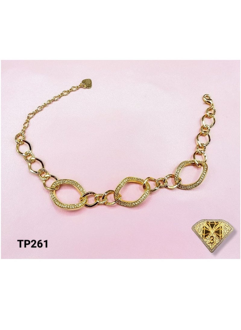 3Diamonds Bracelet For Women Gold Plated - pzsku/ZCD0FC6D9C504EEC03798Z/45/_/1685838407/db594fc7-1058-412f-97fa-2bcc8fda390a